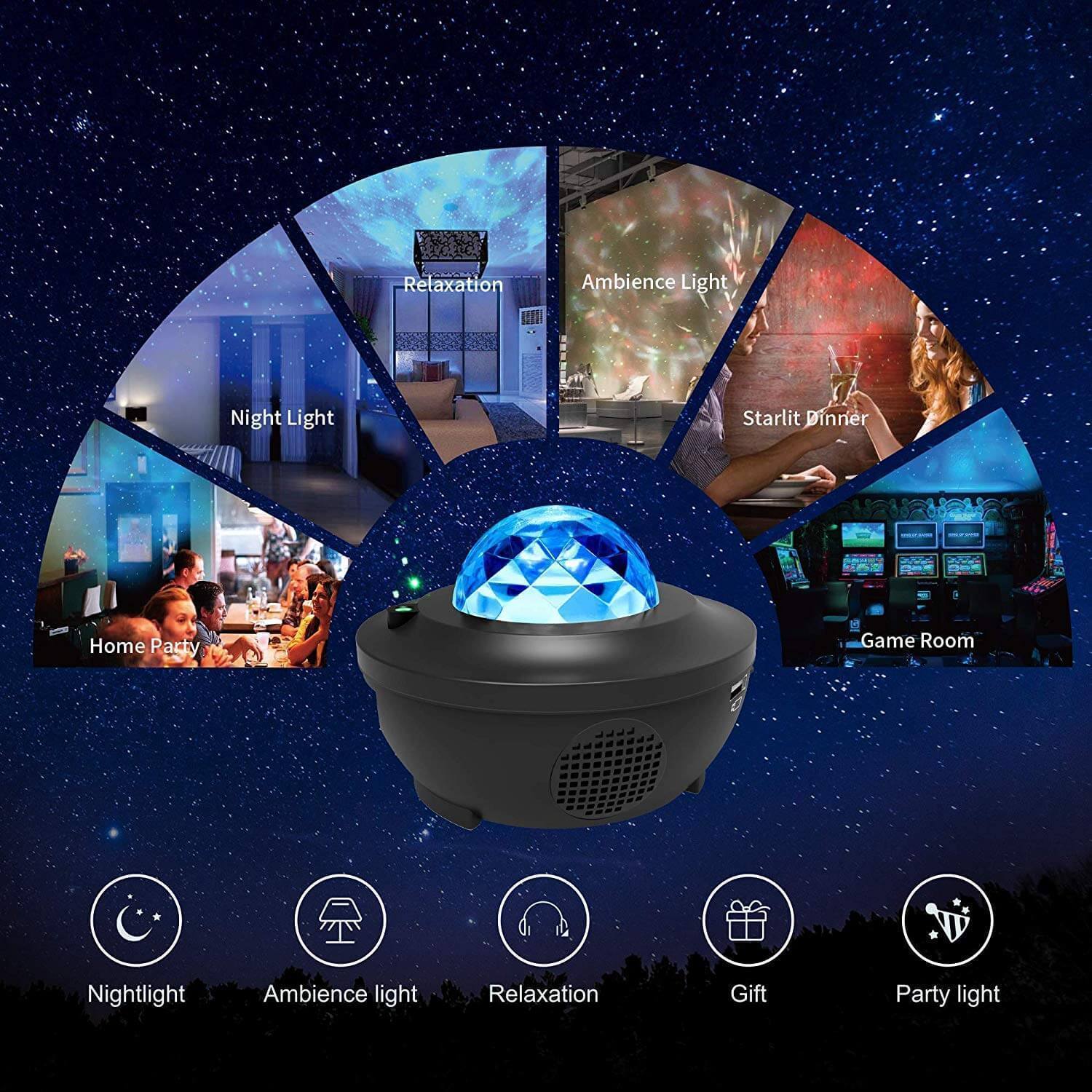 Nzmartys Polaris Galaxy Projector