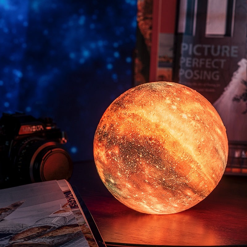 Nzmartys Printed 3D Galaxy Moon Lamp