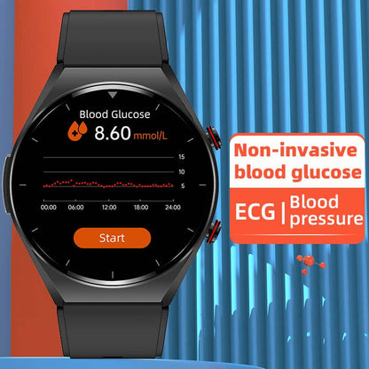 HealthSync Smartwatch - One-Click Blood Sugar, Blood Pressure, Heart Monitoring and More