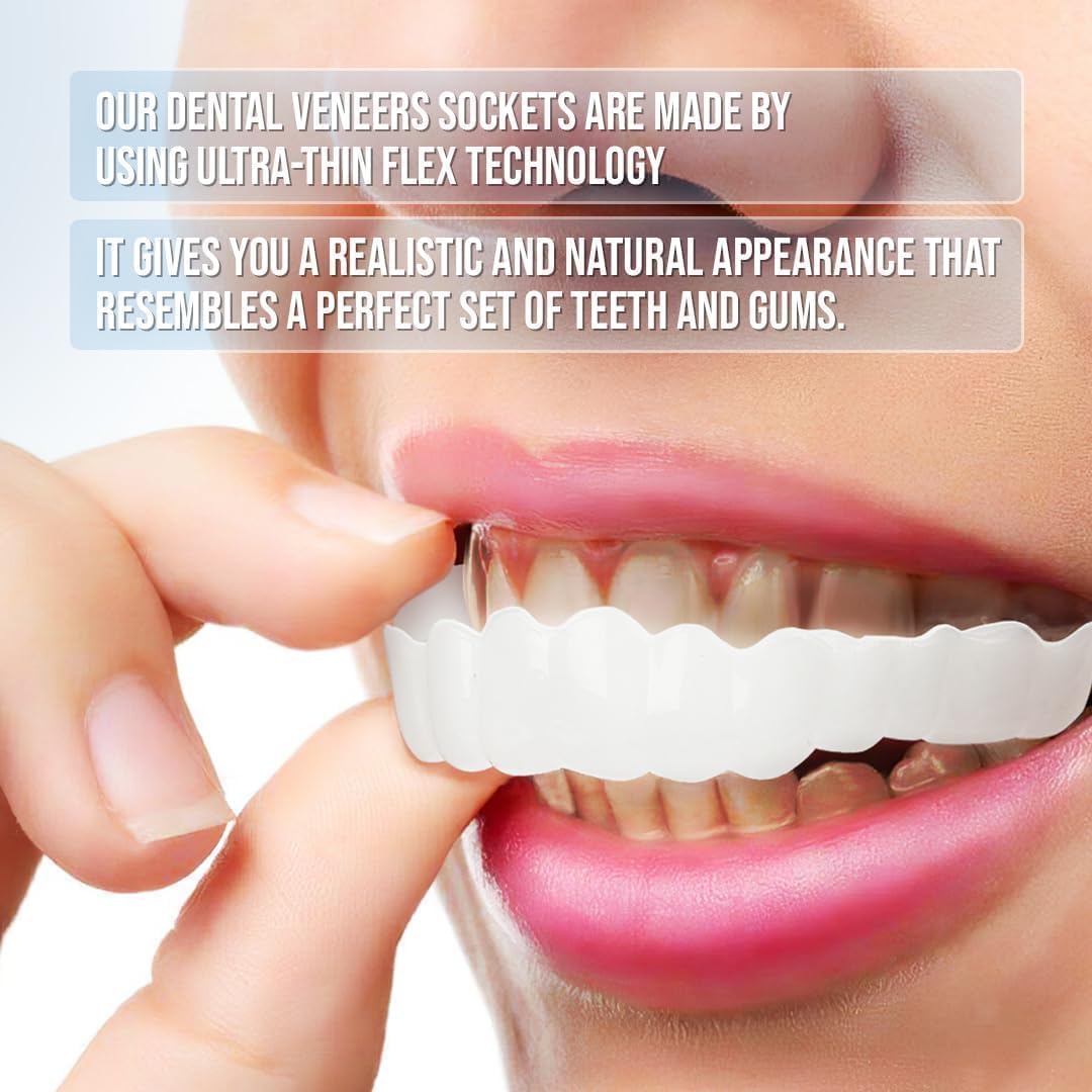 Clip-On Smile Veneers - Upper & Lower Set