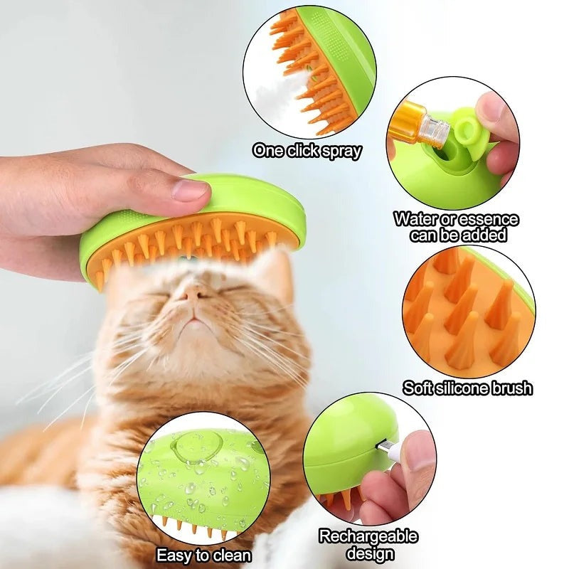 Nzmartys Cat Brush - 3-In-1