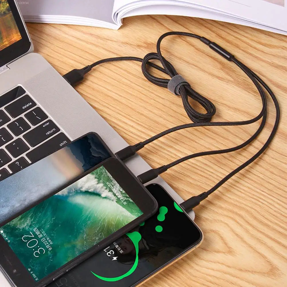 3 in 1 Charging Cable Multi USB Port – Nzmartys