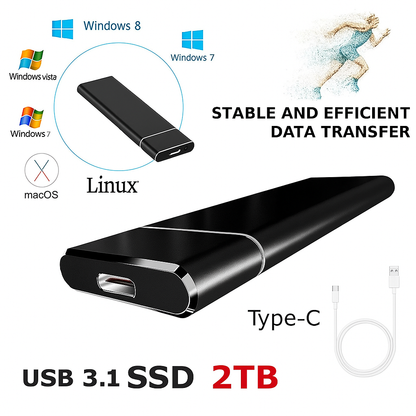 External SSD Hard Drive - Ultra-Speed High-Performance Storage