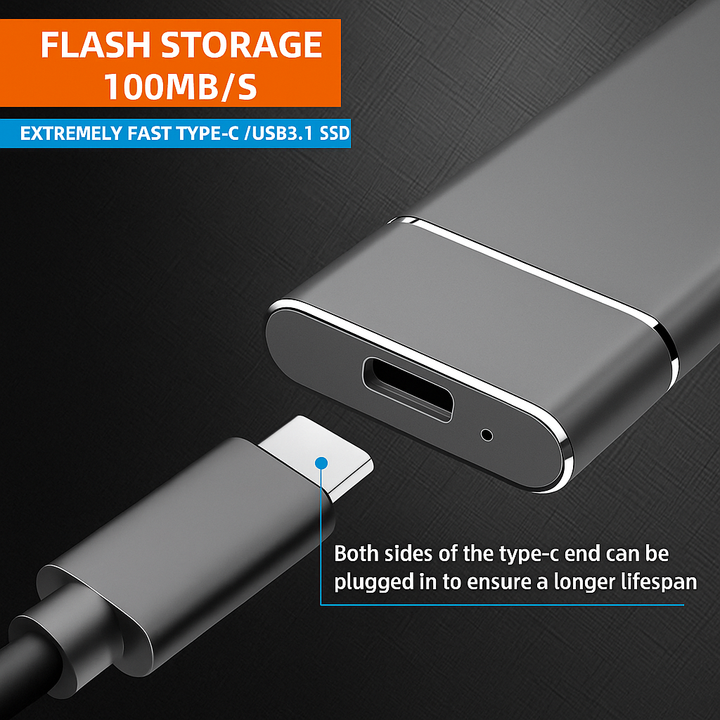 External SSD Hard Drive - Ultra-Speed High-Performance Storage