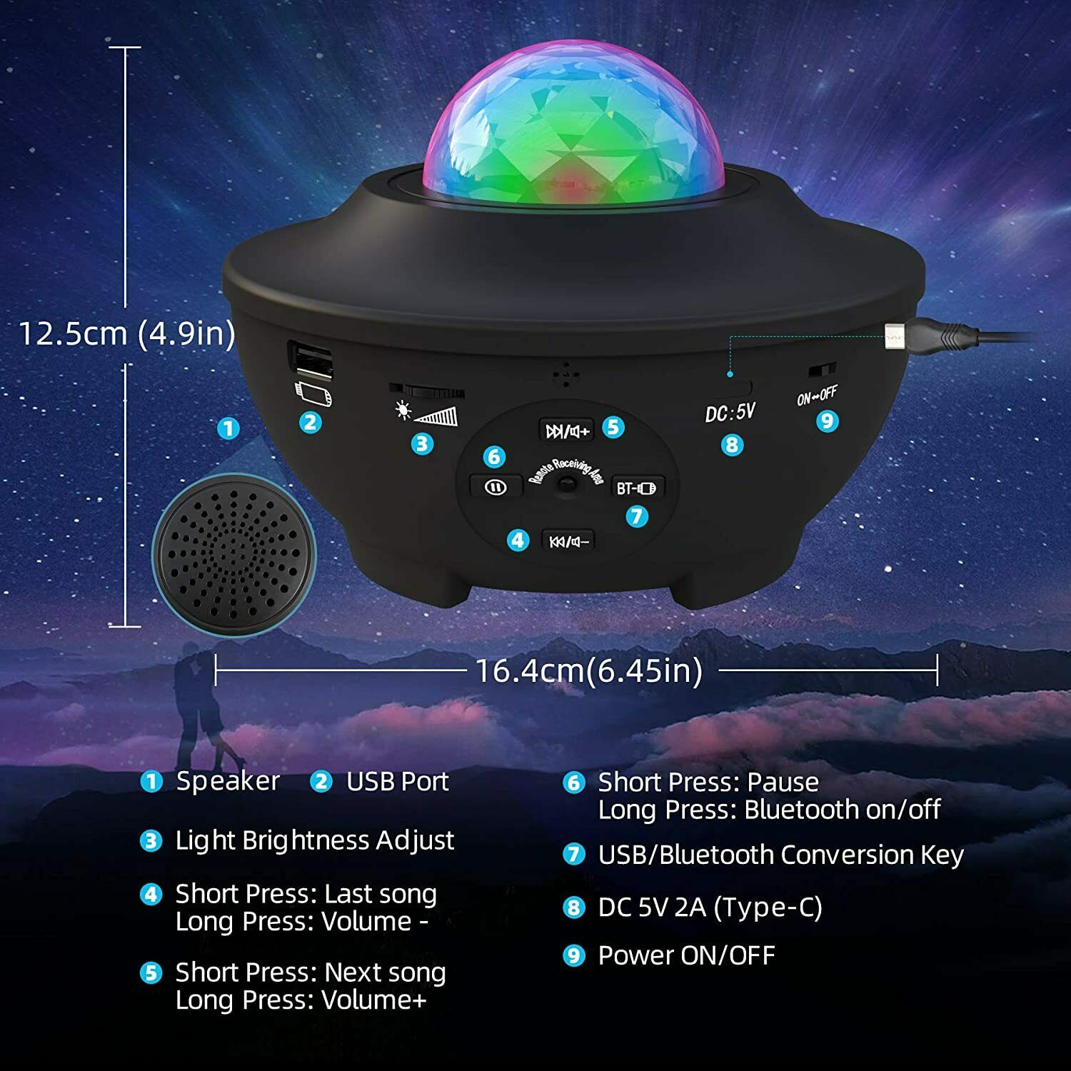 GalaxyStarLight Projector - Nzmartys