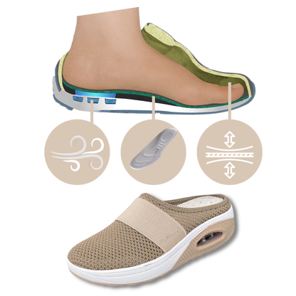 MediSole Air-Cushion Diabetic Slip-On Shoes