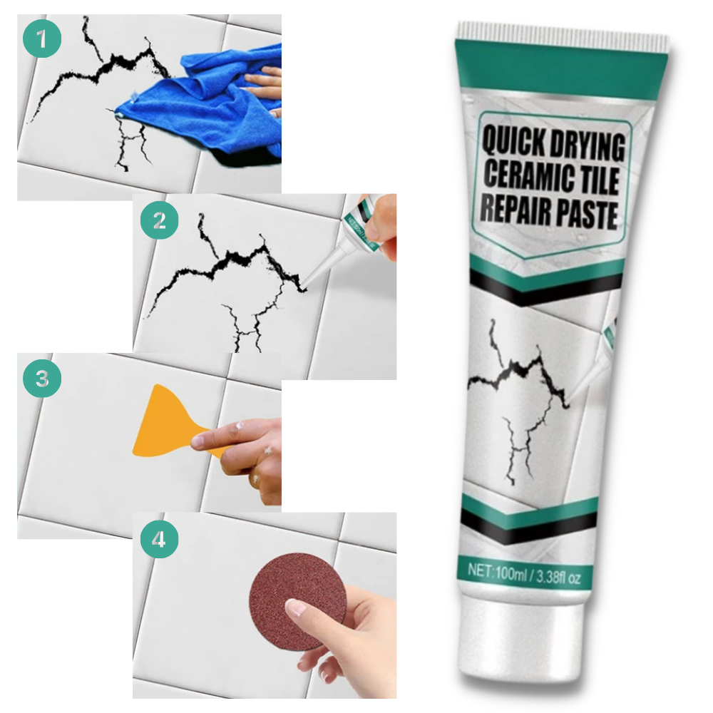 Ceramic Repair Paste Kit - Smooth Finish