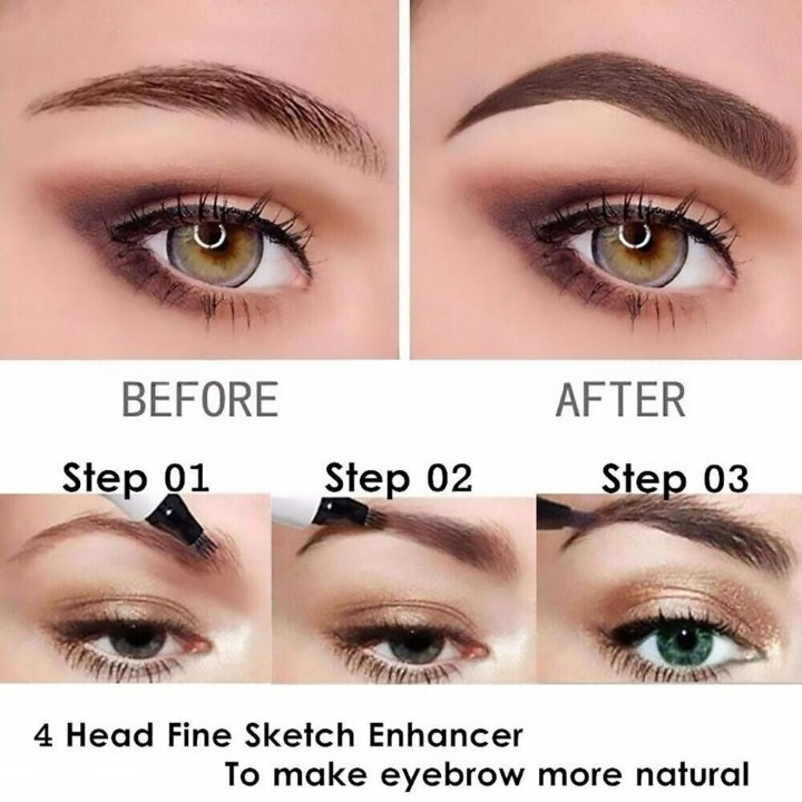 BrowMaster 4-Tip Waterproof Eyebrow Pen