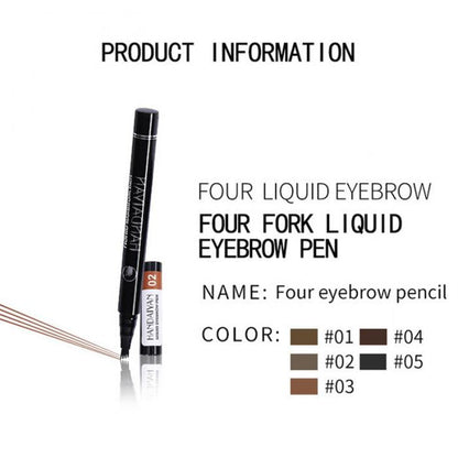 BrowMaster 4-Tip Waterproof Eyebrow Pen
